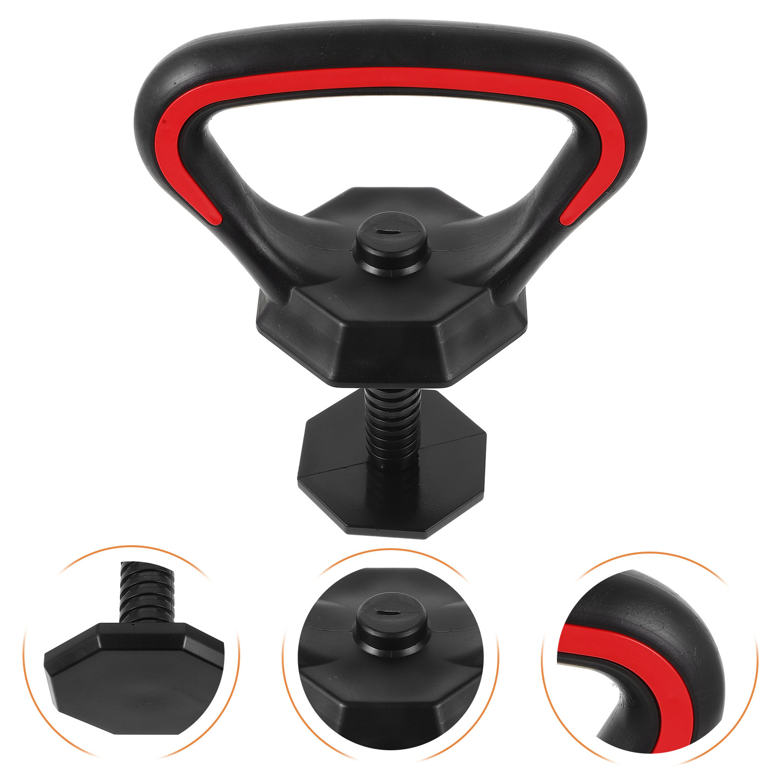 Kettlebell - Ergonomischer Kettlebell-Griff aus hochwertigem Kunststoff, verschleißfest,