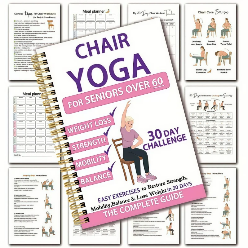 Gymnastic Ring - 30-Tage-Yoga-Handbuch für Senioren & Erwachsene: Gewichtsverlust,